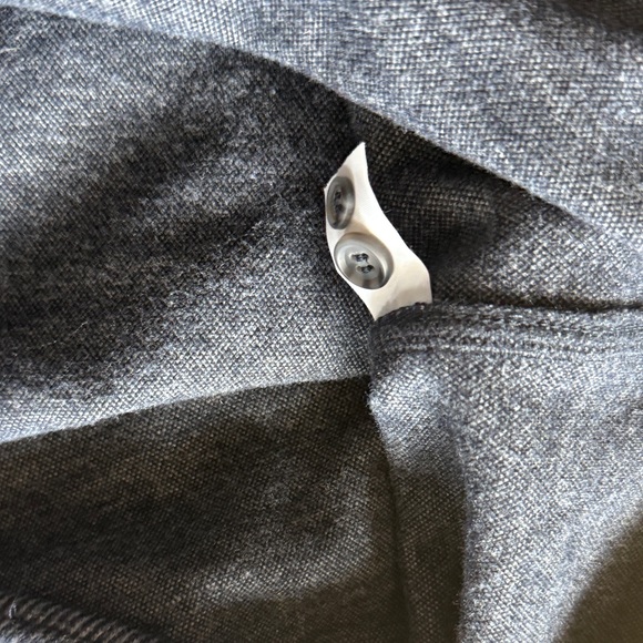 True Classic Blue Button-Down Shirt Jacket - fleece - Picture 5 of 7